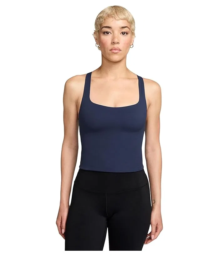 Спортивный топ-бра Nike Zenvy Light Support, Midnight Navy/White