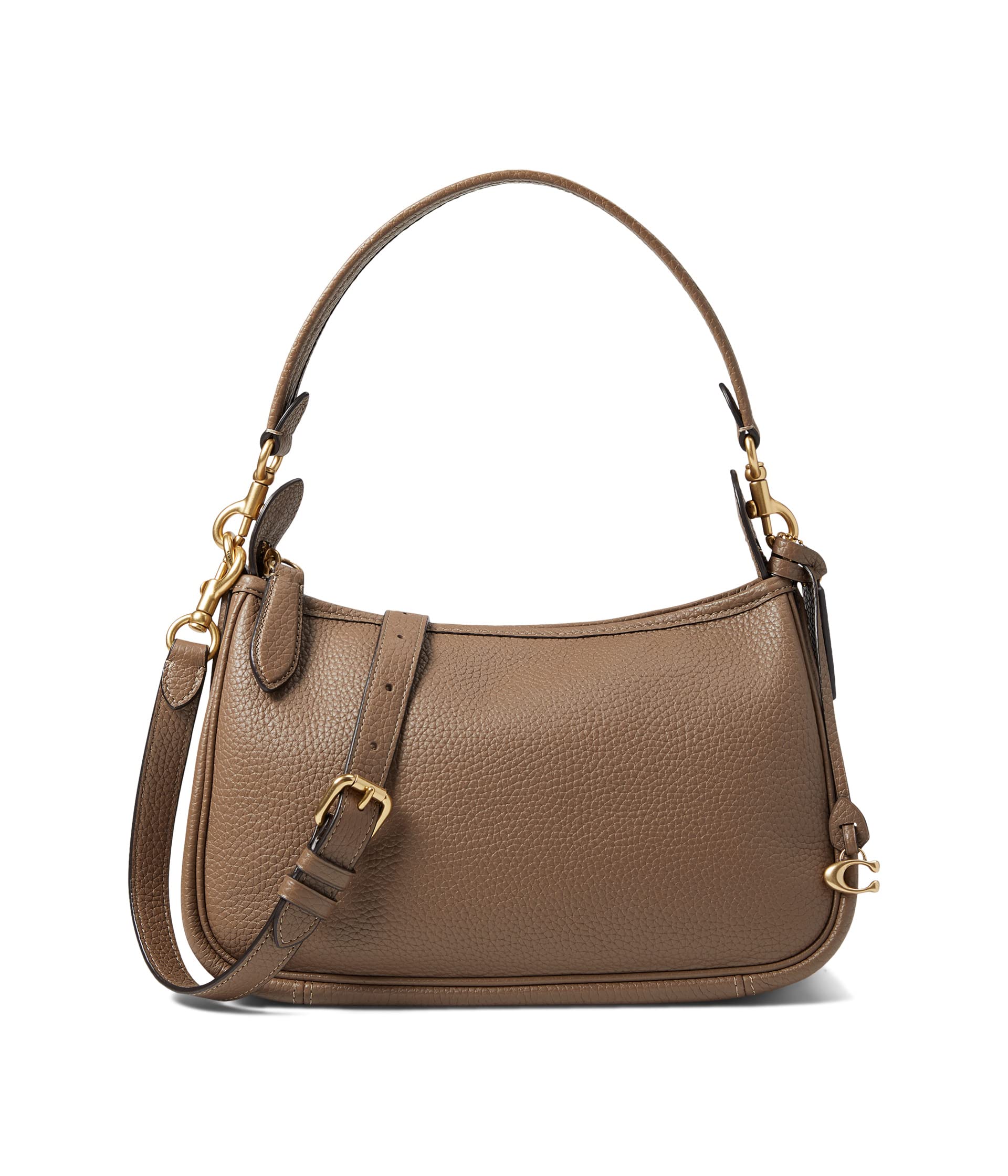 

Сумка кросс-боди COACH Soft Pebble Leather Cary Crossbody, цвет Dark Stone