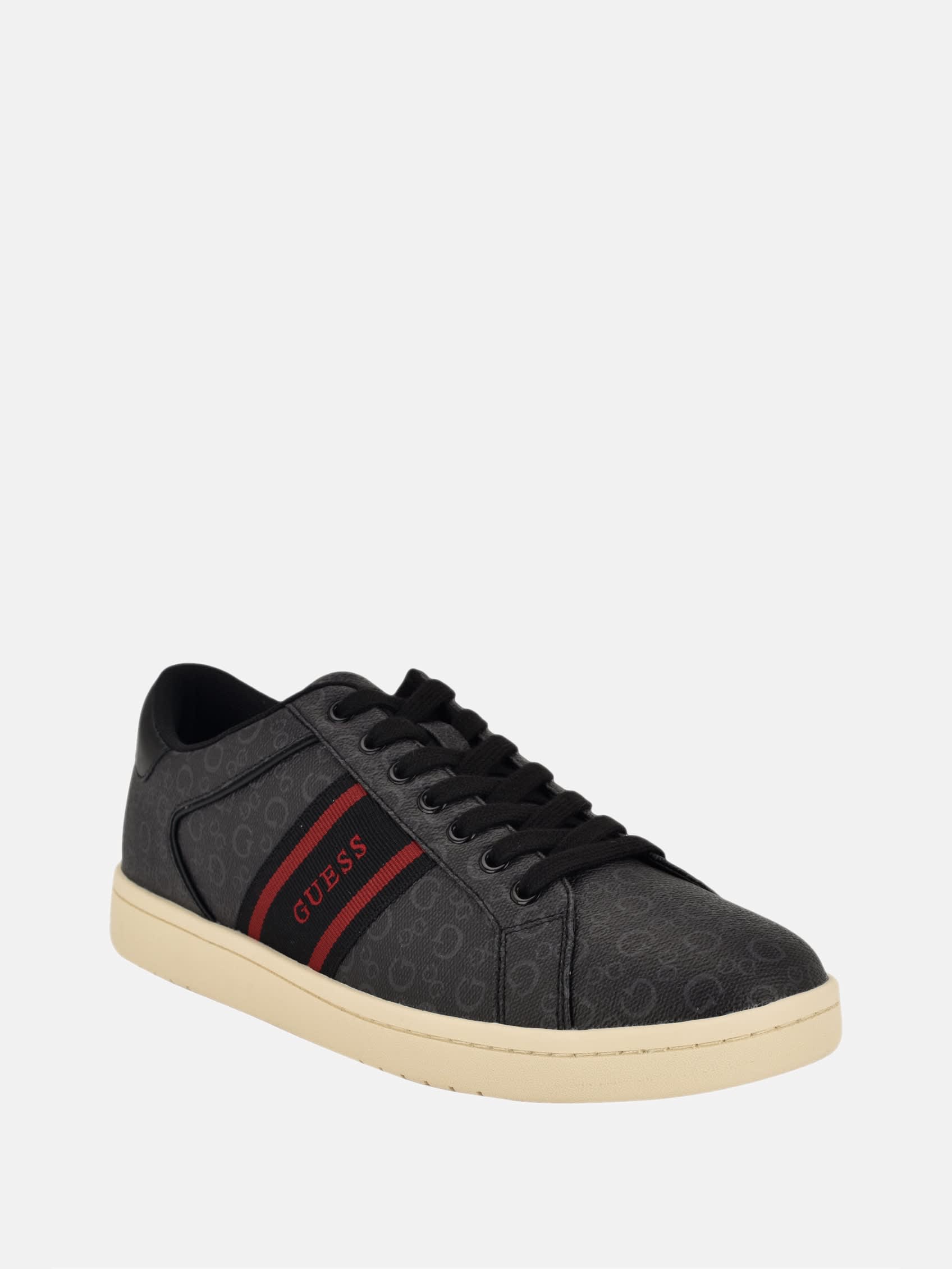 

Низкие кроссовки Locey в полоску Guess Factory, черный