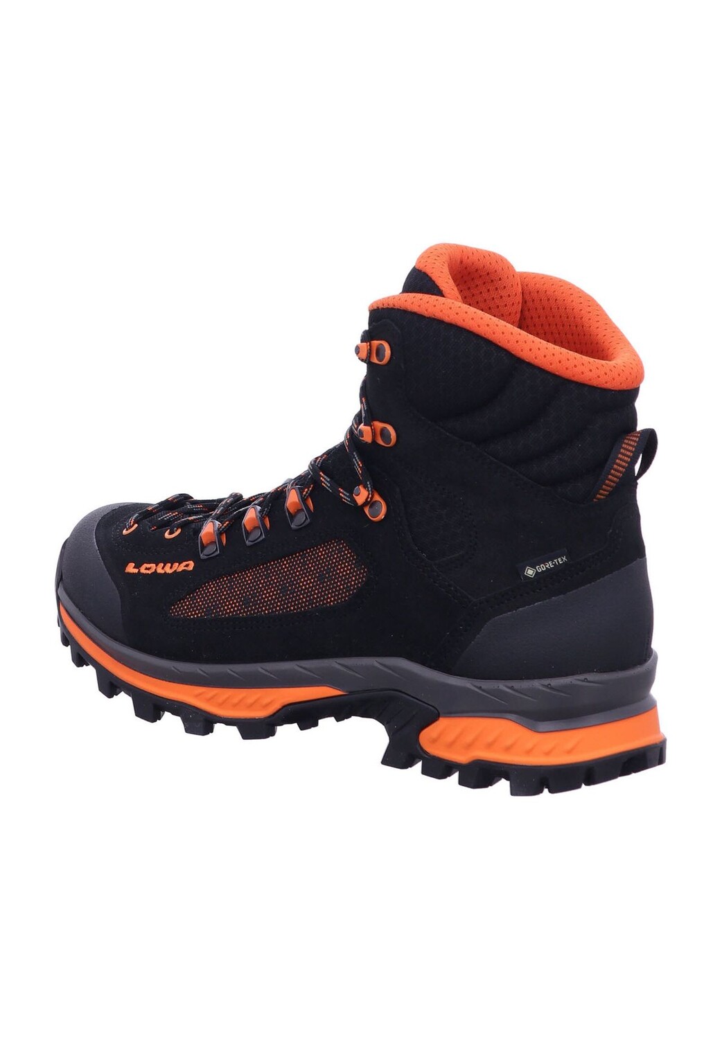 Кроссовки CORVARA GTX MID LOWA, цвет Schwarz Orange — фото 2