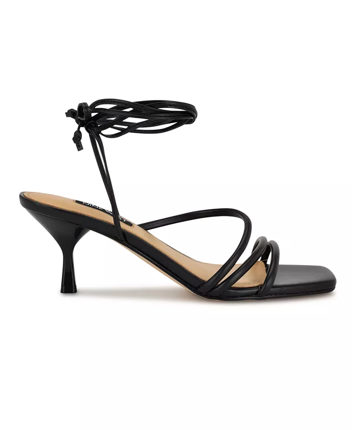 Женские босоножки Hendy Strappy Lace Up Dress Sandals Nine West, черный — фото 2
