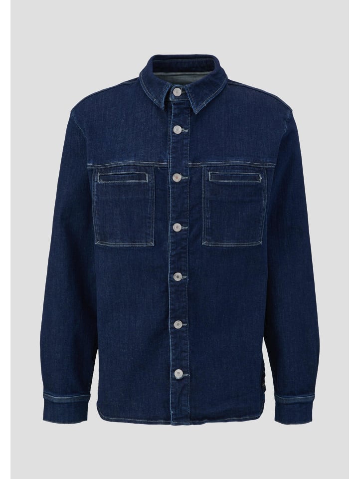 

s.Oliver Рубашка 58Z4_синего цвета