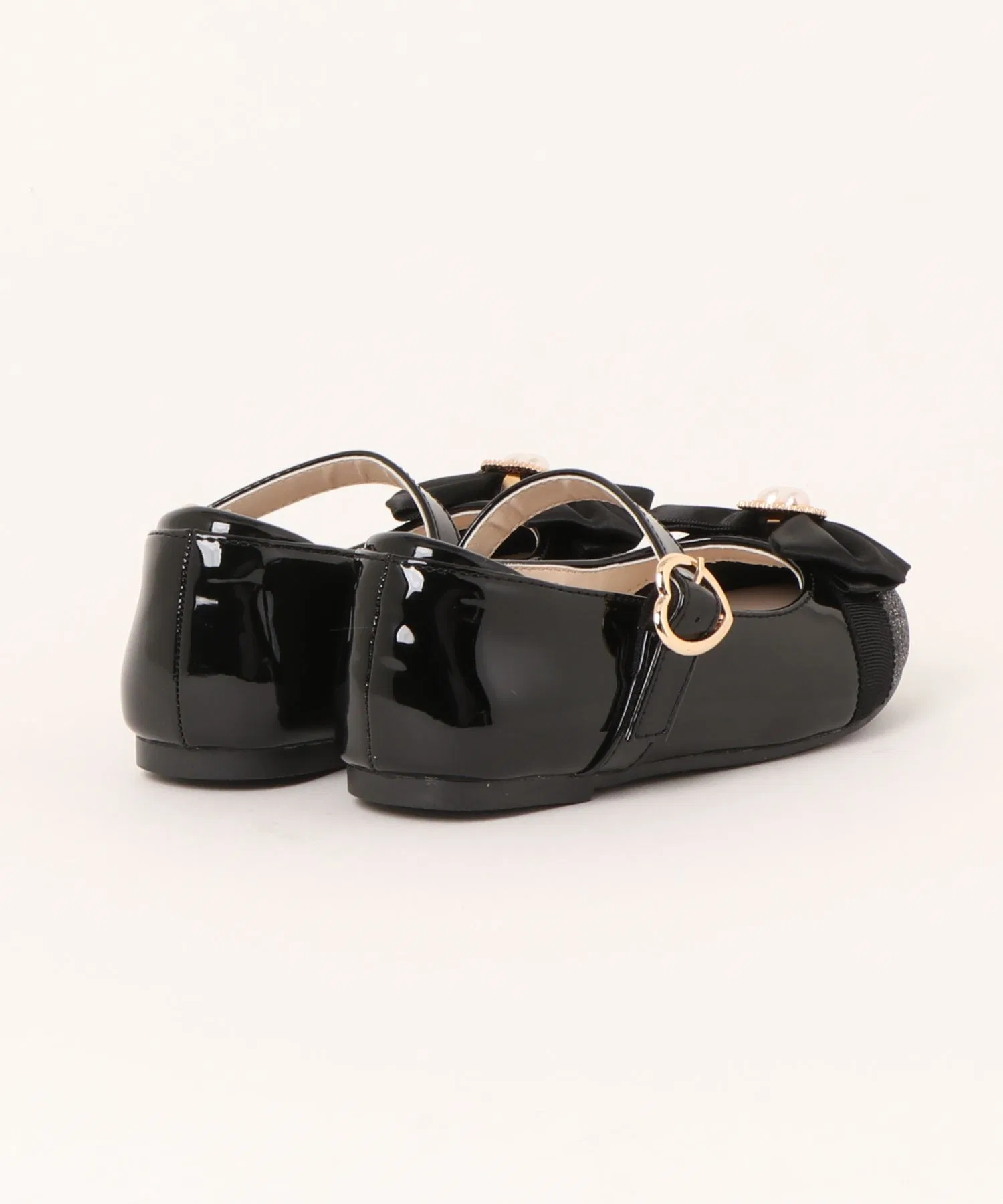 Детские балетки с бантом и стразами ASBee Betty Kids розовые — фото 2