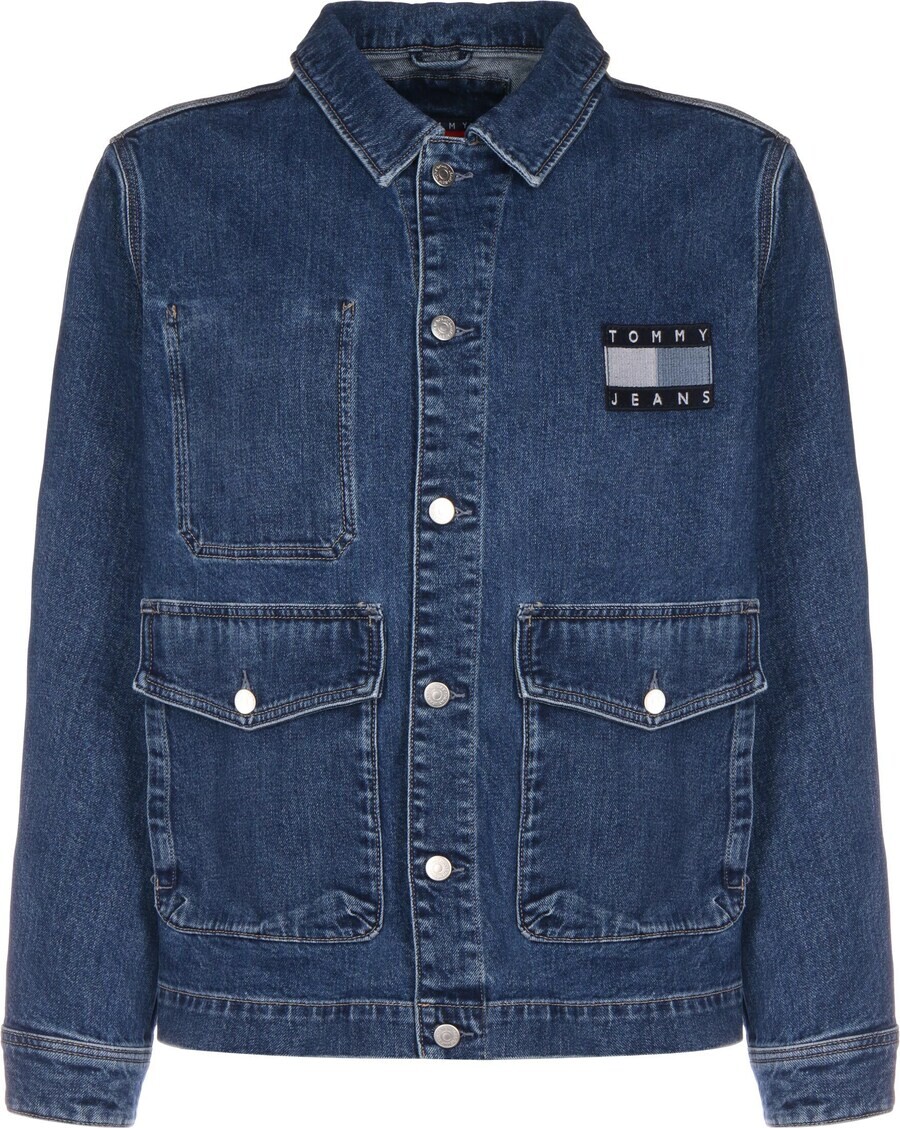 

Куртка TOMMY HILFIGER Between-Season, цвет Navy/Dusty blue/Blue denim