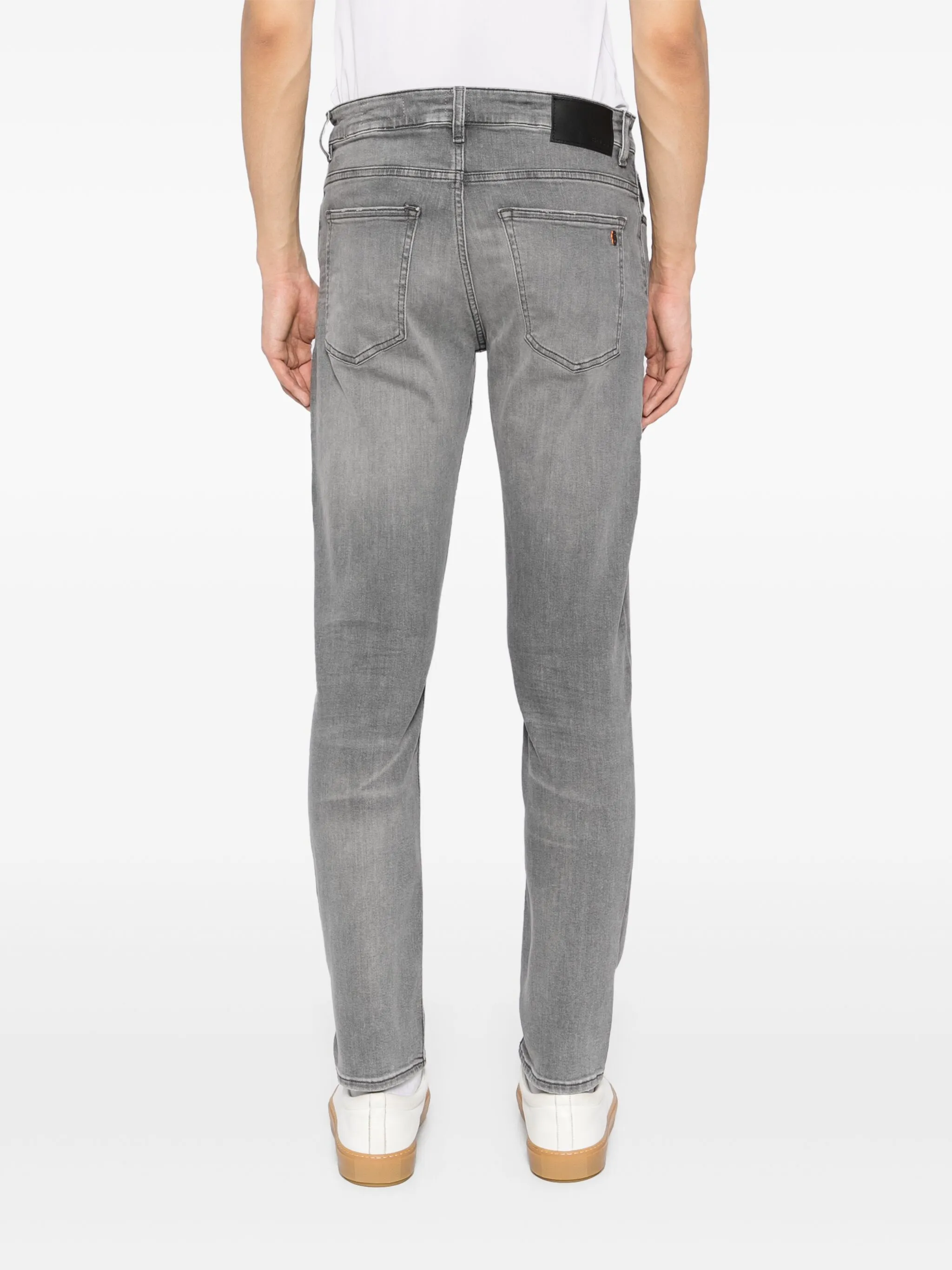 

Узкие джинсы скинни Boss, серый