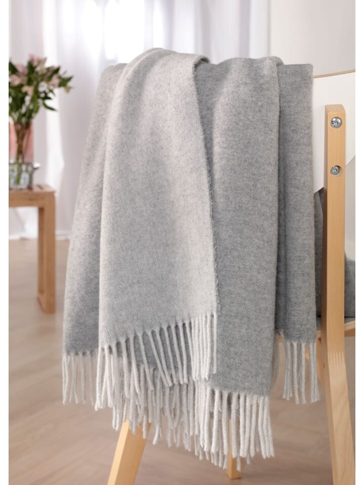 

Одеяло biederlack Wohn Kaschmirplaid, цвет silver-stone