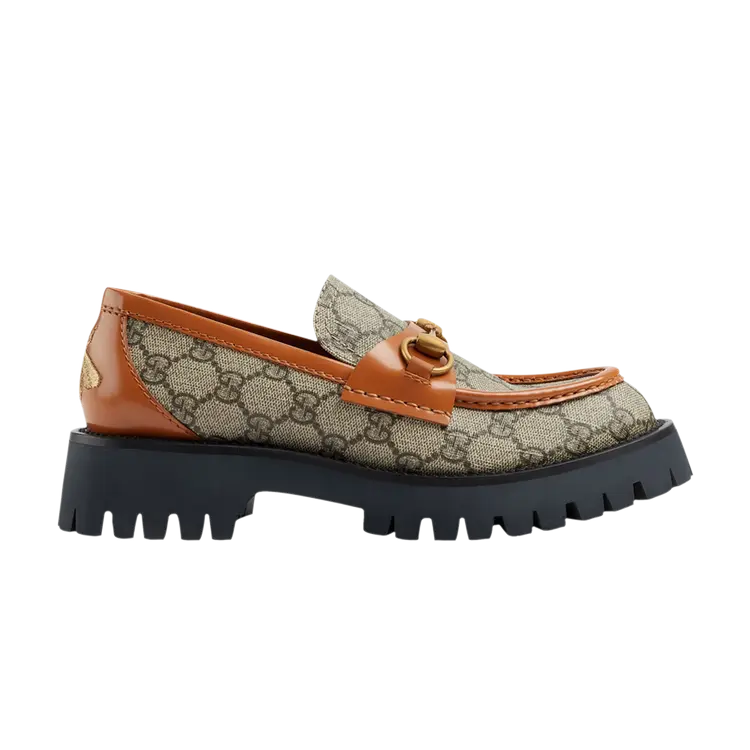 Лоферы Gucci Wmns Horsebit Loafer, коричневый