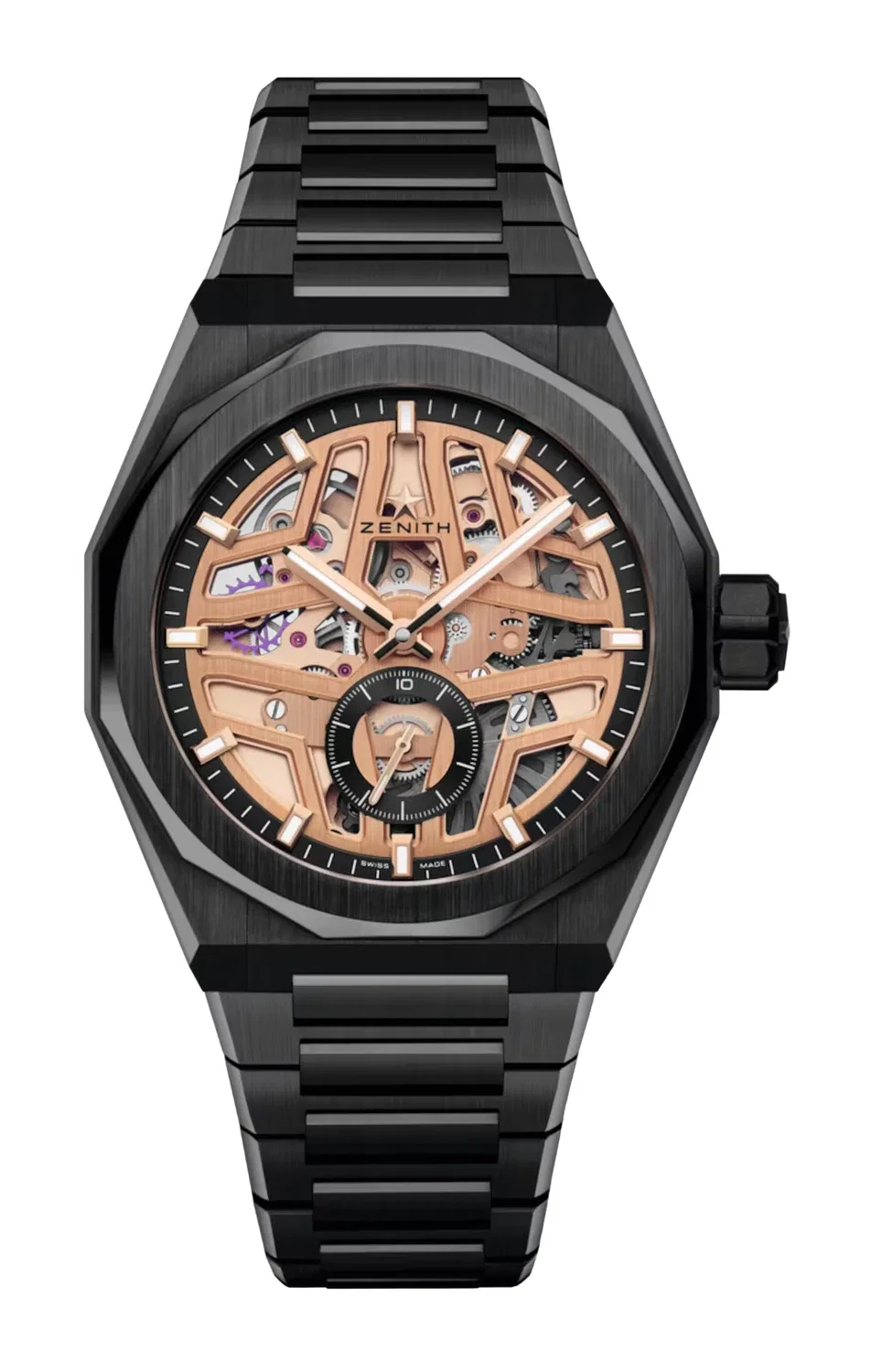 DEFY SKYLINE SKELETON - 49.9300.3620/07.I001 ZENITH, золотой