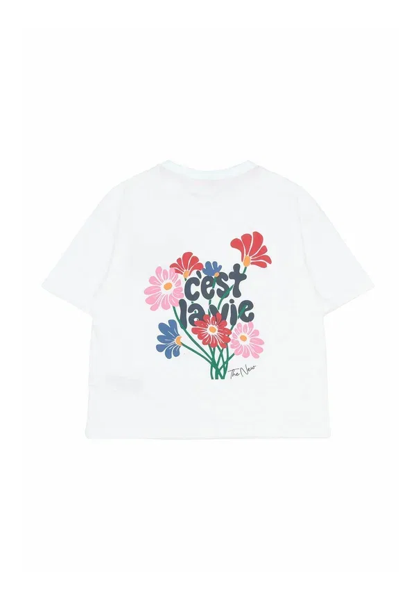 Футболка Sandra os print t-shirt The New, ярко-белый — фото 4