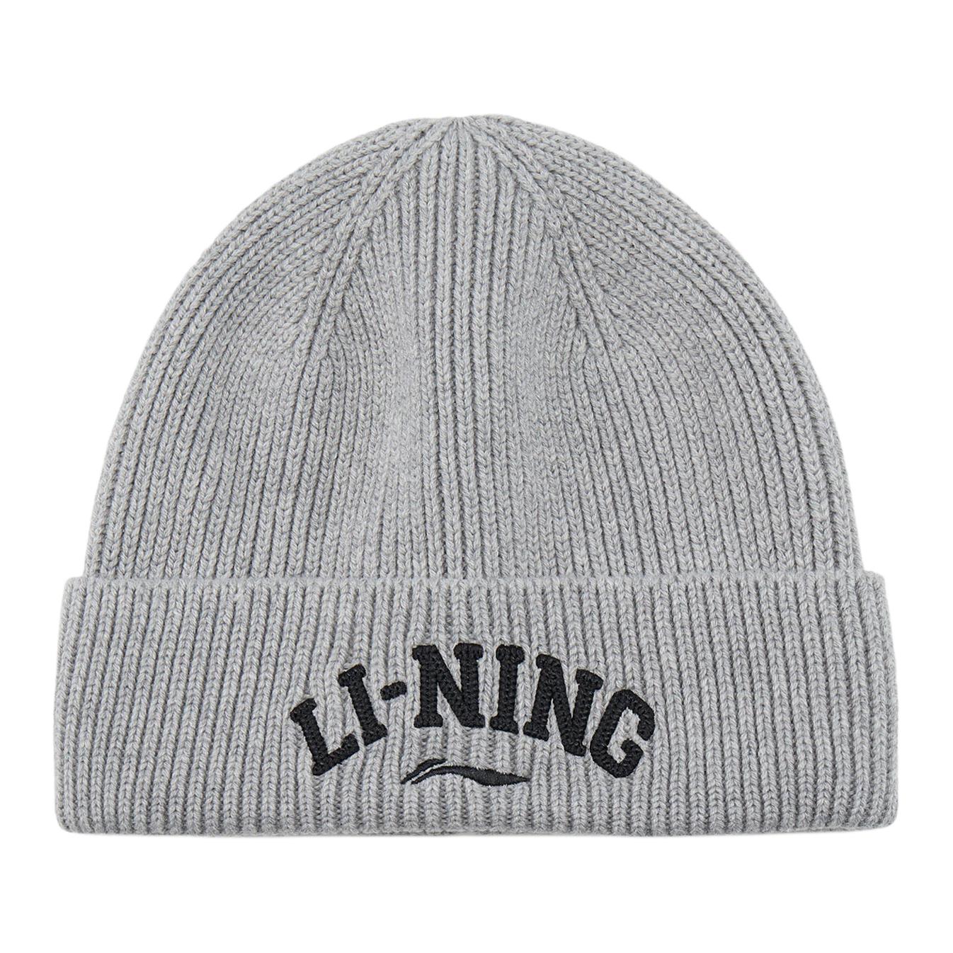 

LINING Хлопковая унисекс-шапка серого цвета, Gray