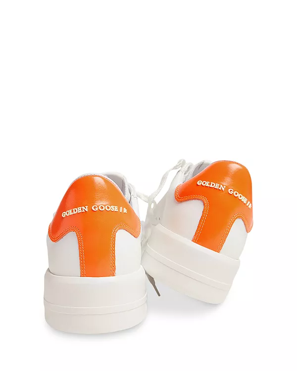 Мужские кроссовки из натуральной кожи Golden Goose, белый — фото 3