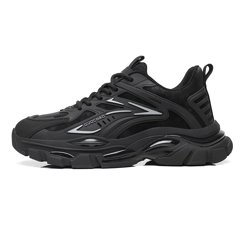 

Износостойкие, дышащие, легкие, низкие повседневные мужские туфли POPULAR ROUSE PR, Black