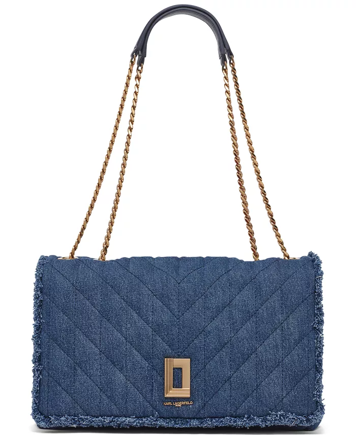

Лафайет большая сумка через плечо KARL LAGERFELD PARIS, синий