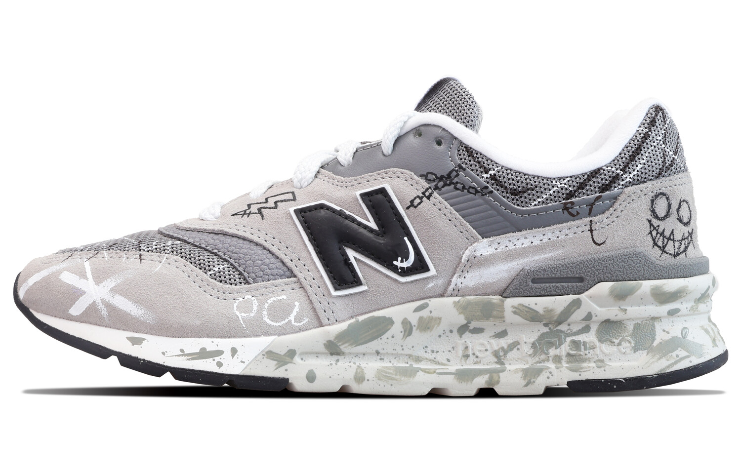 

Кроссовки New Balance NB 997 Lifestyle Shoes Unisex Low-top White/gray, светло-серый