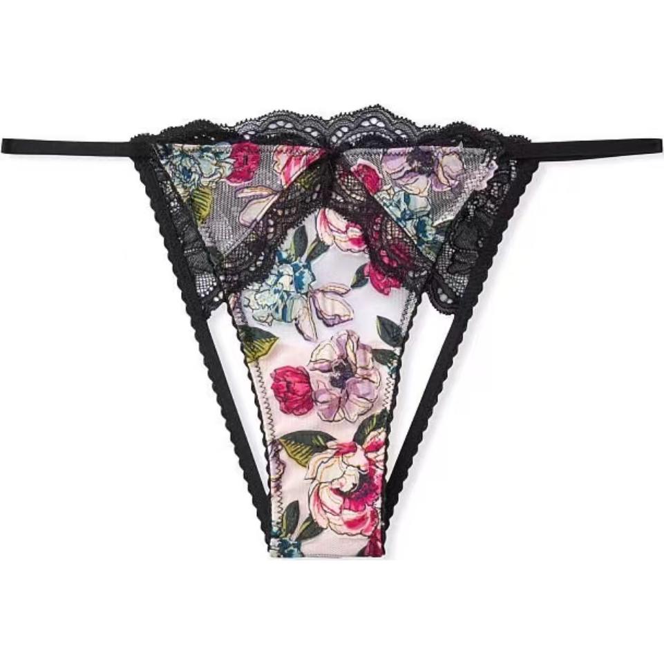 

Victoria's Secret Женские трусы 1 упаковка Black Print