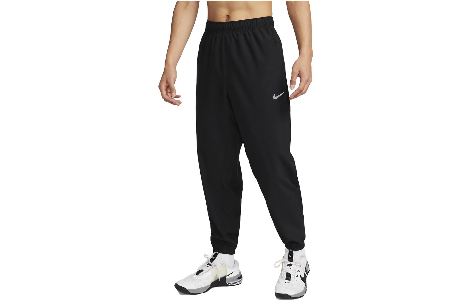 

Трикотажные спортивные штаны мужские черные Nike, черный