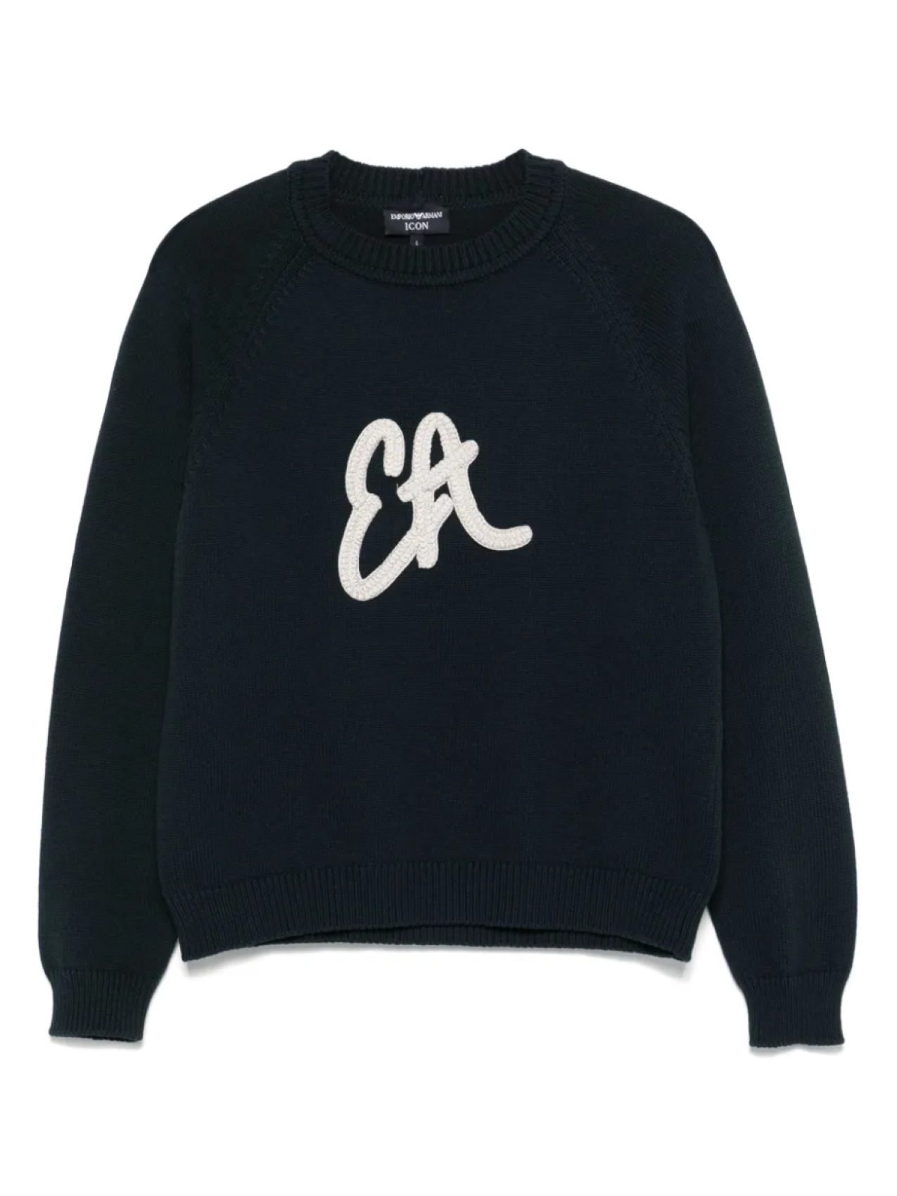 

Свитер с иконой Emporio Armani, синий
