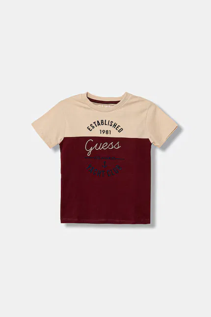Футболка детская из хлопка Guess, синий