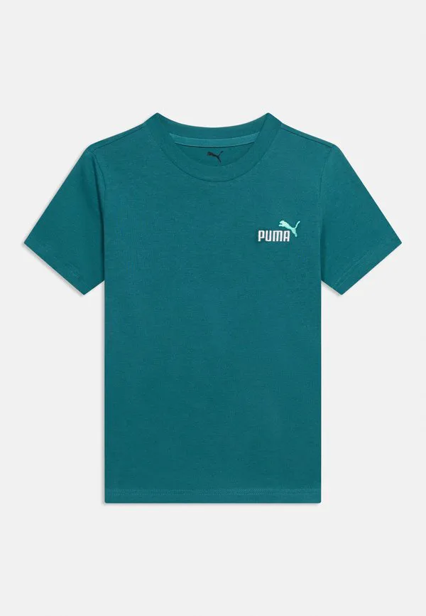 Футболка с логотипом, унисекс, базовая футболка Puma, Emerald Ice — фото 3