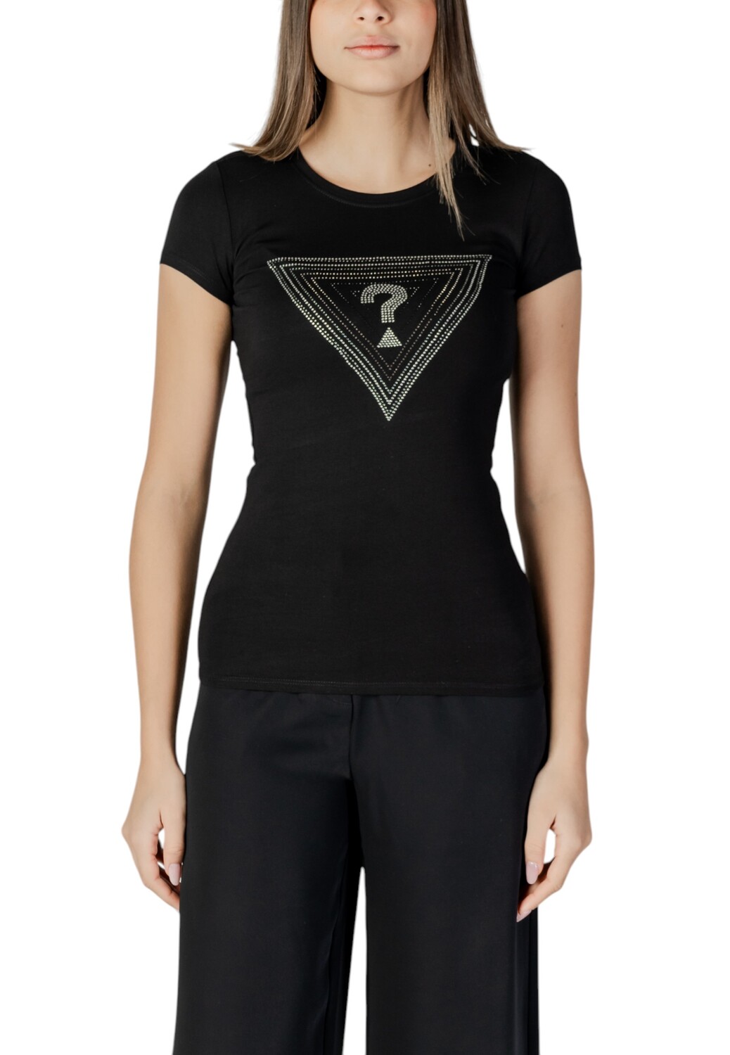 

Футболка женская GUESS с принтом, черный