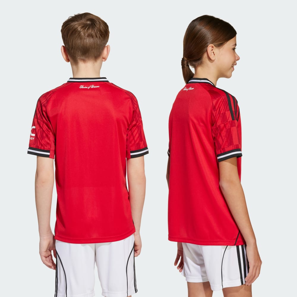 Джерси Adidas Manchester United 25/26 Home Jersey Kids, цвет Mufc Red — фото 3