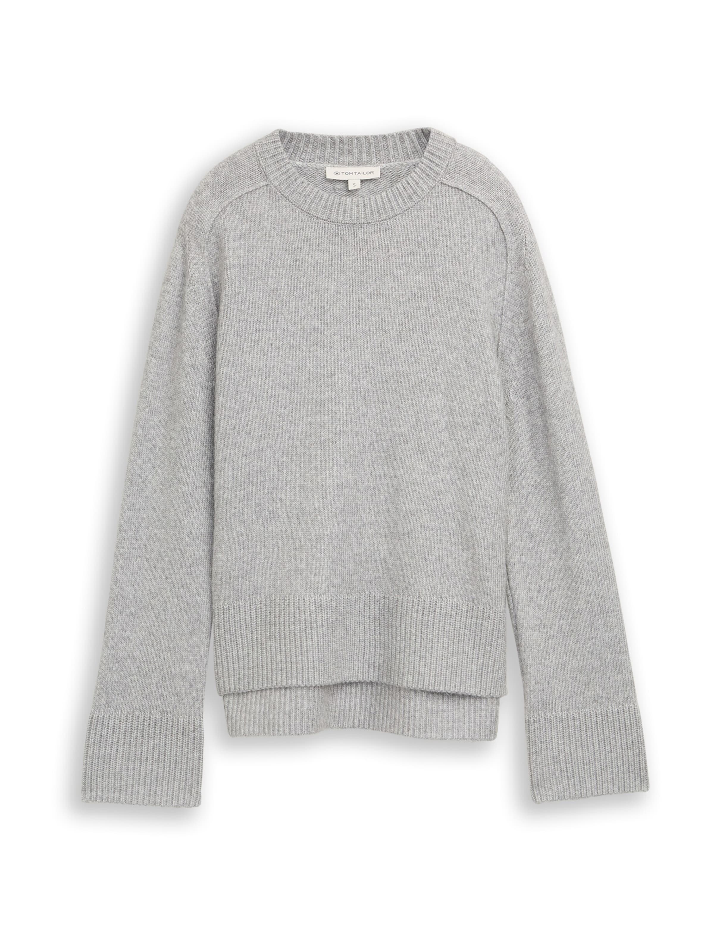 

TOM TAILOR Свитер в крапчато-сером цвете