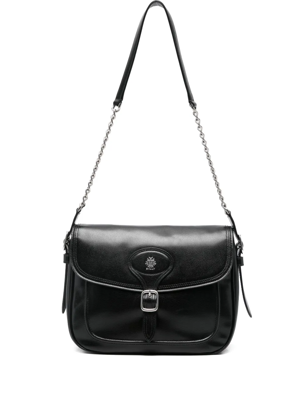 

Сумка на плечо с застежкой-пряжкой Bally, черный