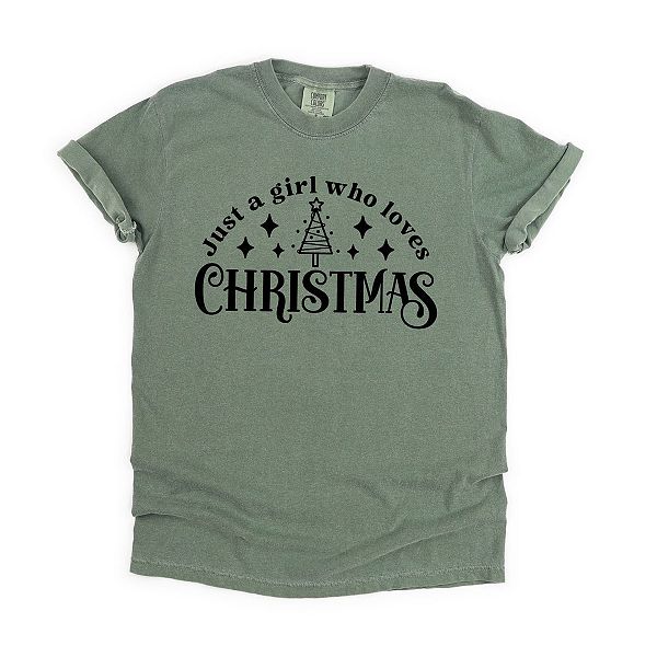 

Футболка Just a girl who loves christmas с эффектом garment dyed Simply Sage Market, Moss, Зеленый, Футболка Just a girl who loves christmas с эффектом garment dyed Simply Sage Market, Moss