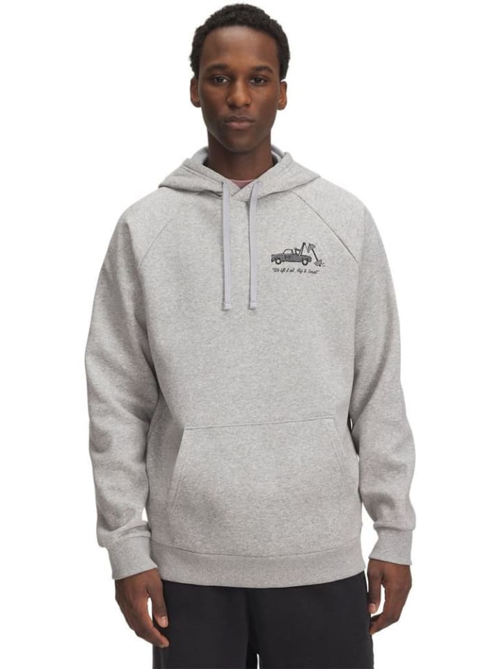 

Худи Rival Fleece Hbr Logo Hd серого цвета Under Armour