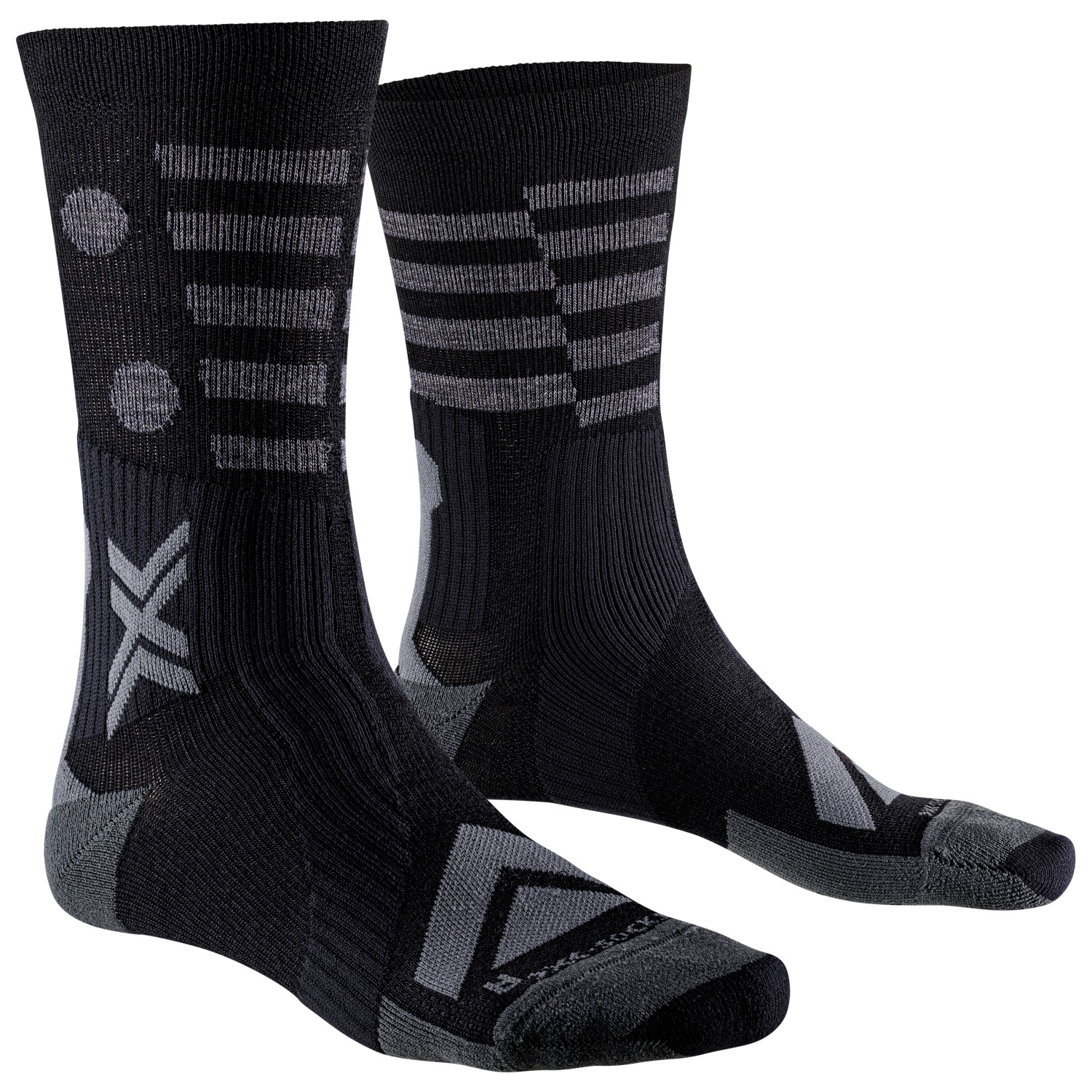 

Велосипедные носки X Socks Gravel Perform Merino Crew, цвет Black/Charcoal