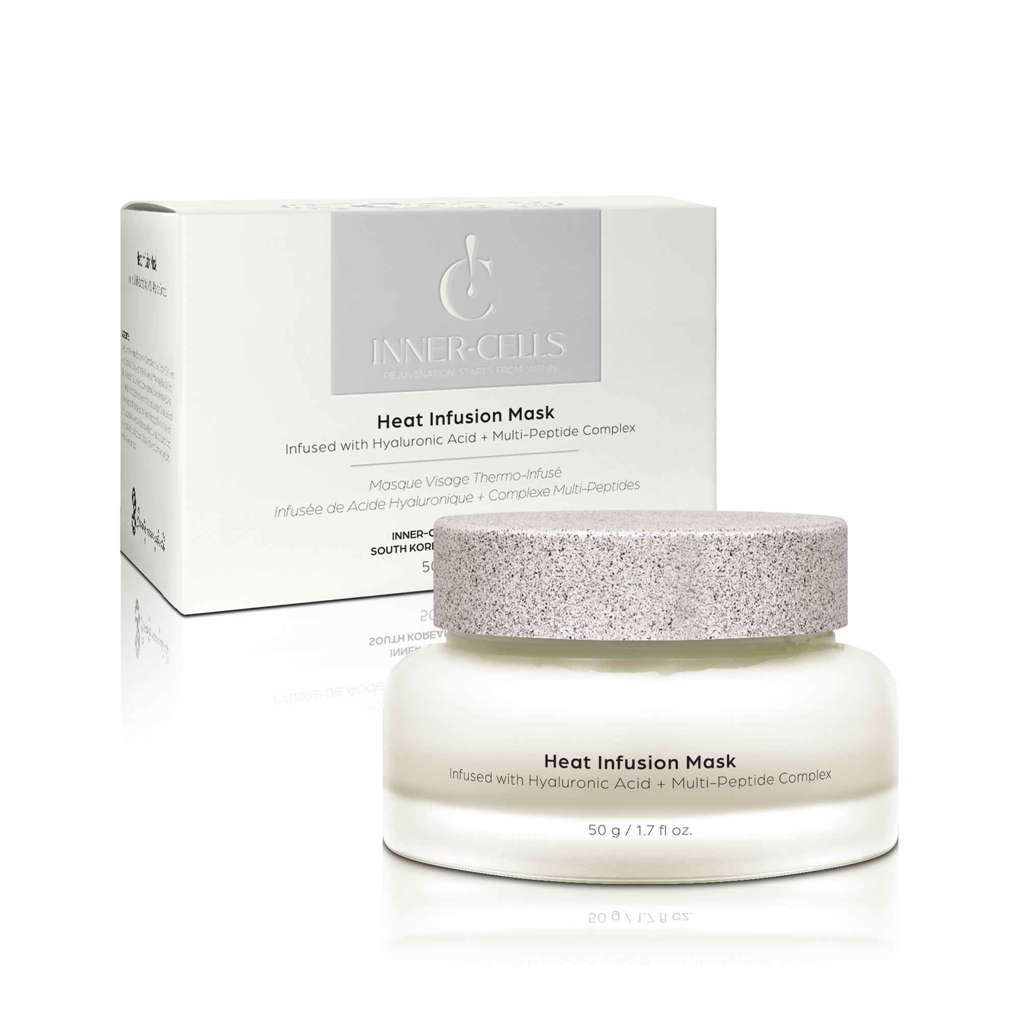 

Маска для лица Heat Infusion с гиалуроновой кислотой и мультипептидным комплексом Inner Cells, 1.7 Oz