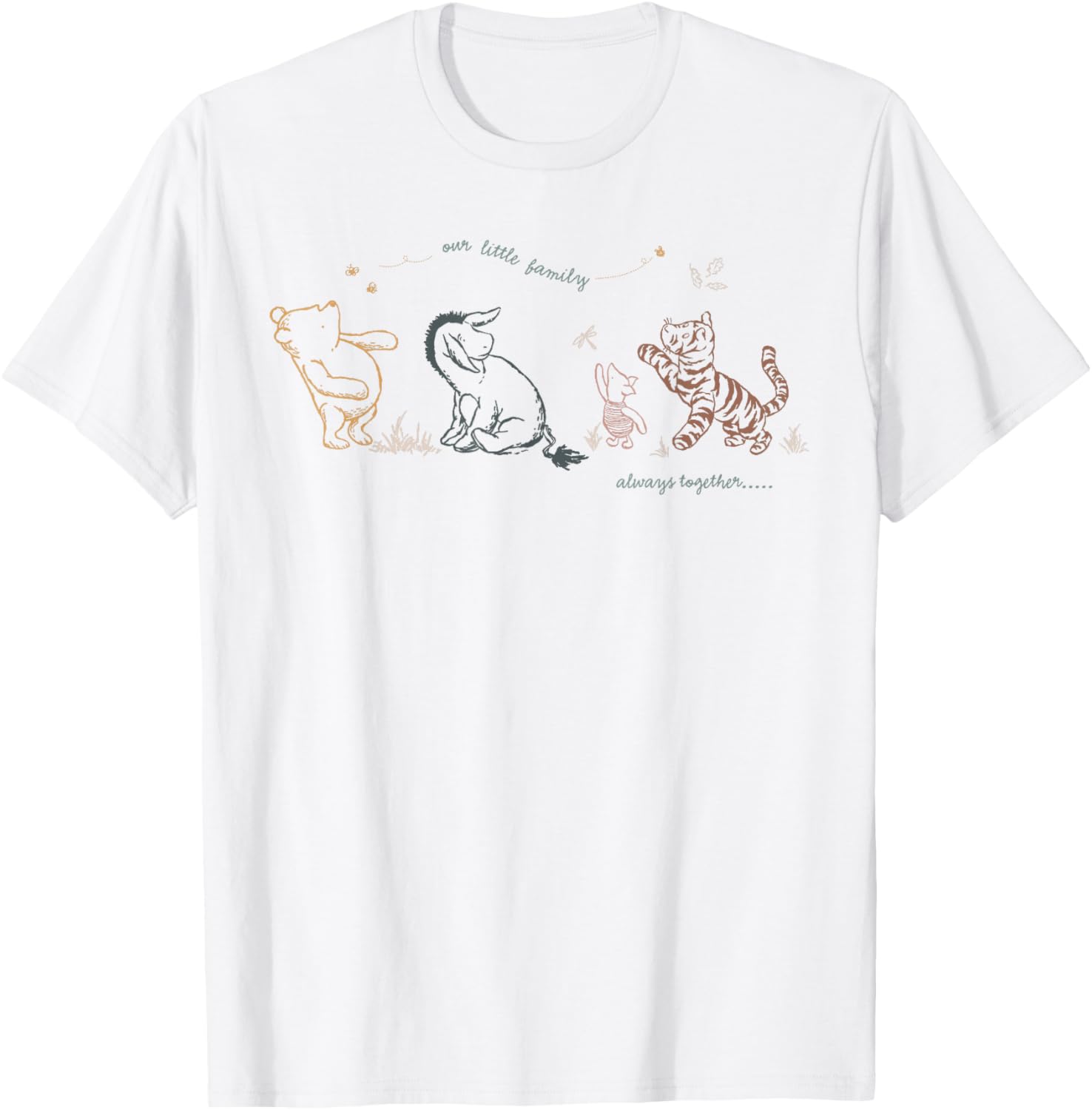 

Футболка Disney Винни-Пух Наша маленькая семья всегда вместе, белая