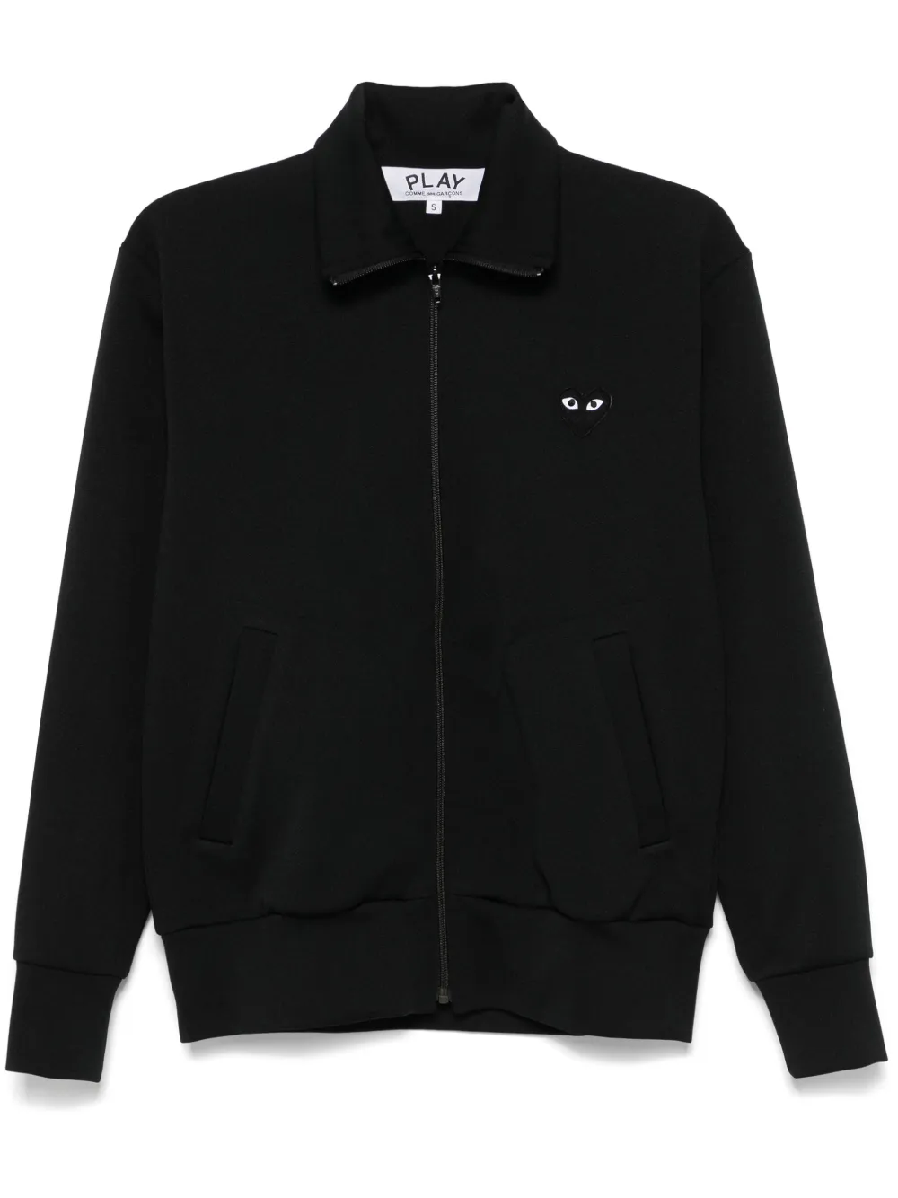 

Спортивная куртка из джерси с принтом Comme Des Garçons Play, черный