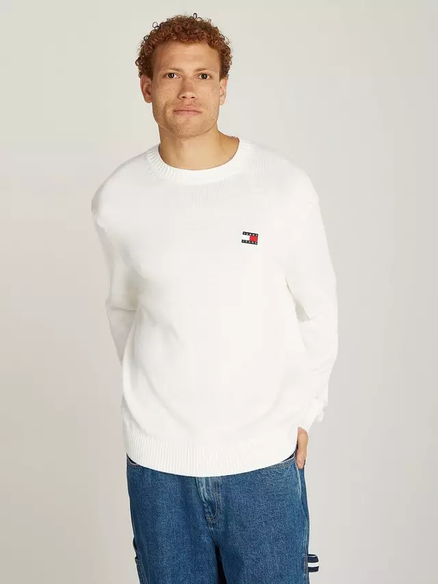 

Джемпер Tommy Hilfiger Tommy Jeans Logo Knit, цвет ancient/white