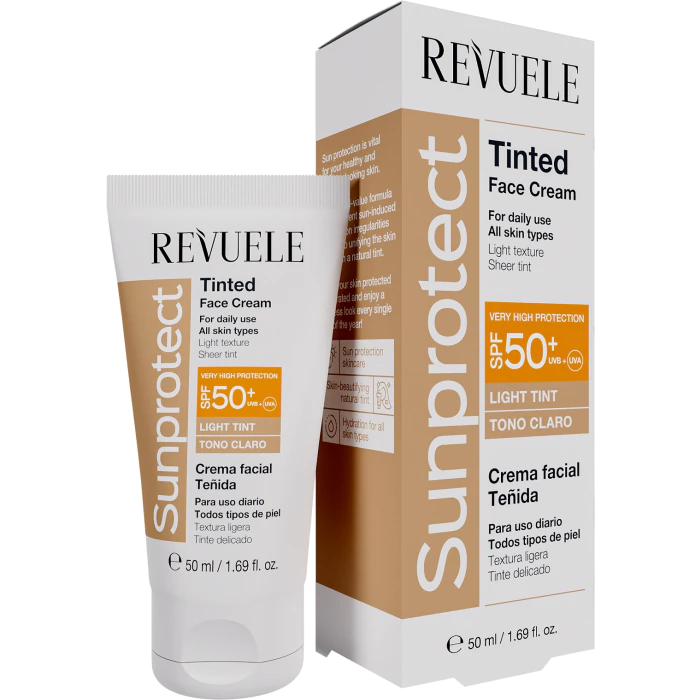

Солнцезащитный крем sunprotect crema facial teñida Revuele, цвет tono claro