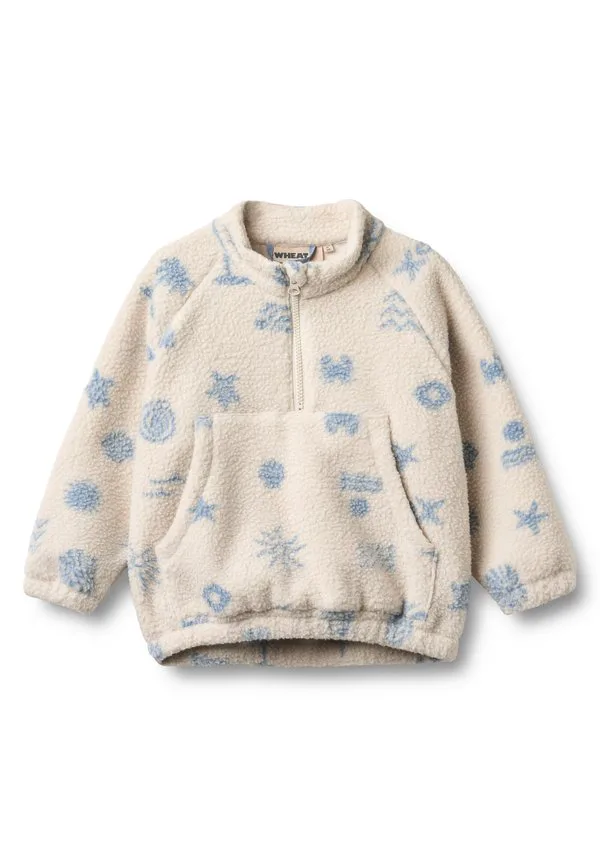 Анорак, флисовый джемпер "лунный" Wheat, White Onyx Jacquard