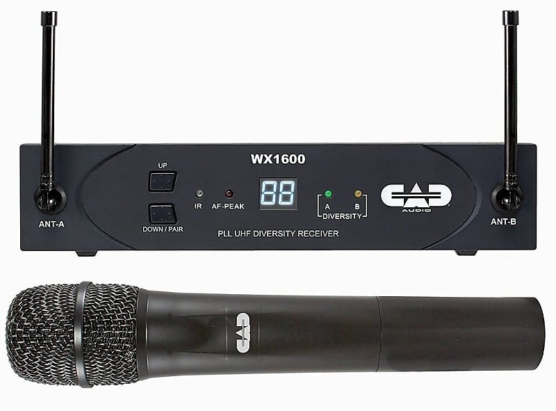 

Беспроводная микрофонная система CAD StagePass WX1600 Wireless Handheld Microphone - F Band (638-662 MHz)