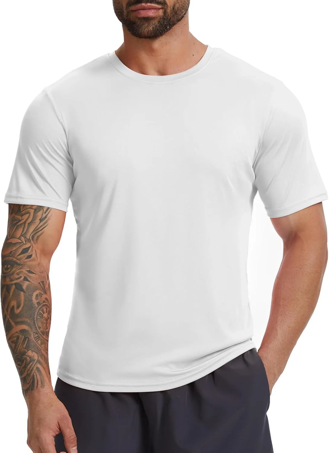 

Мужская футболка Sun Shirts UPF 50+ с коротким рукавом, быстросохнущая GOLDPKF