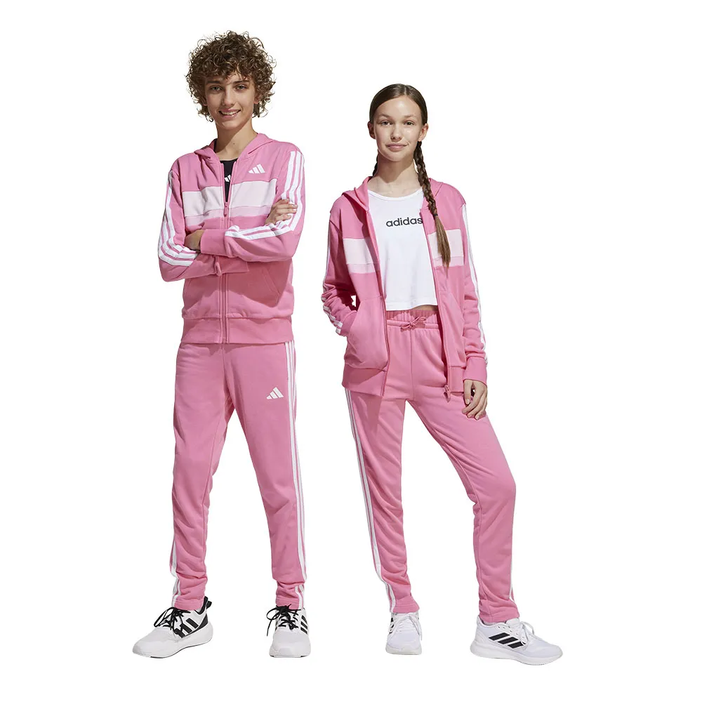 

Спортивный костюм adidas Seasonal Essentials Tiberio 3 Stripes French Terry, розовый