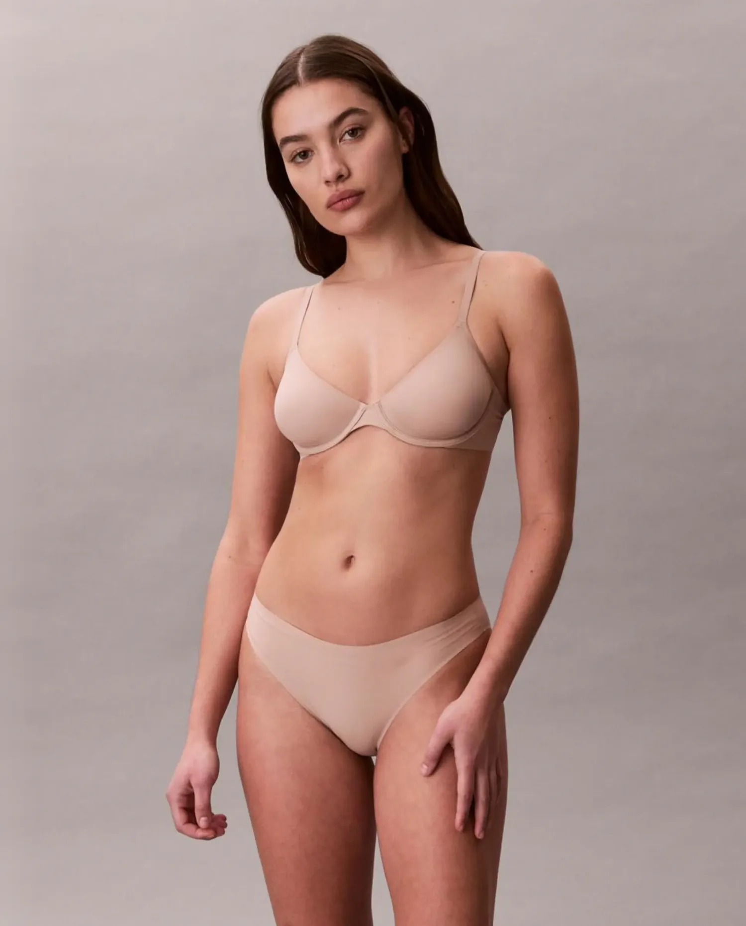 Бюстгальтер с косточкой без предварительной формовки PERFECTLY FIT ULTRALIGHT Calvin Klein, Natural — фото 2