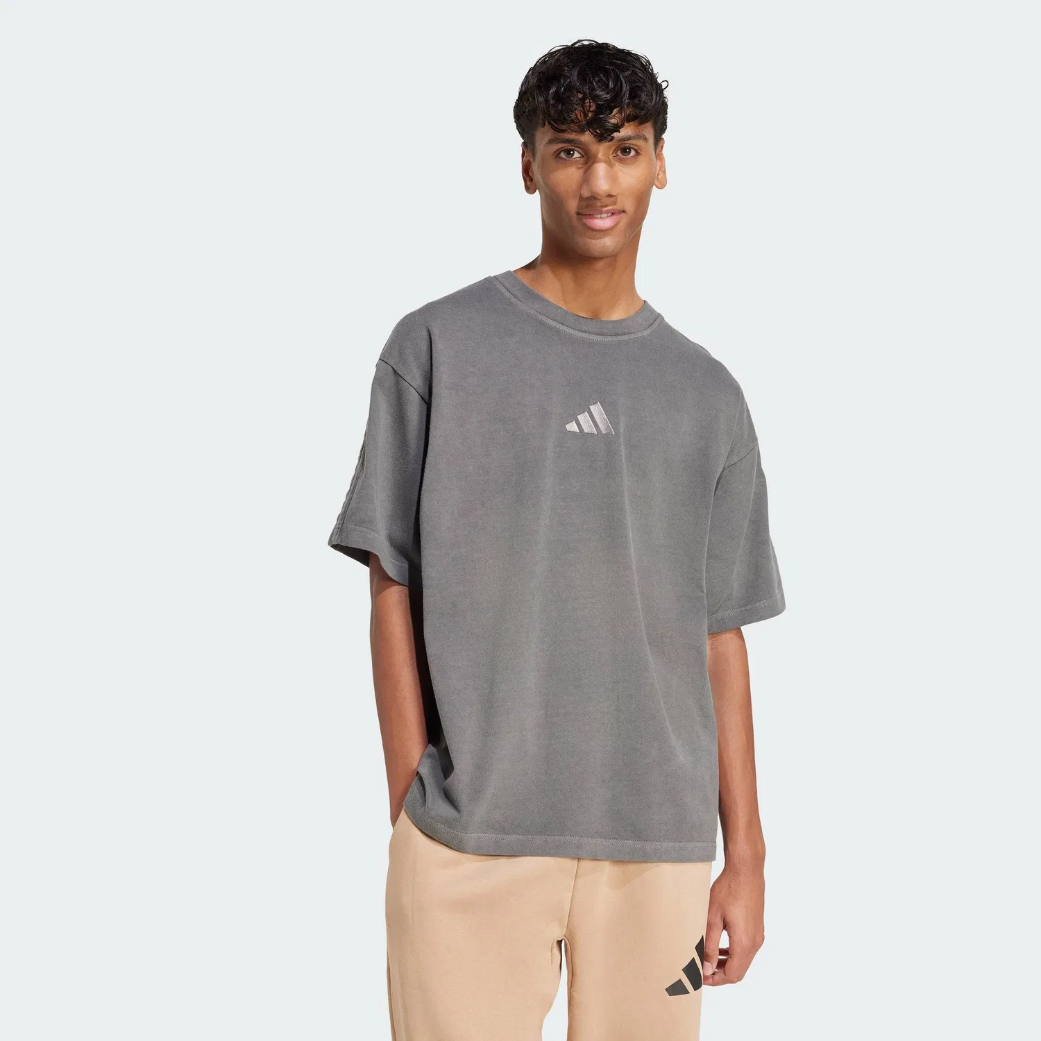 Футболка, повседневная, ALL SZN Washed Adidas, черный