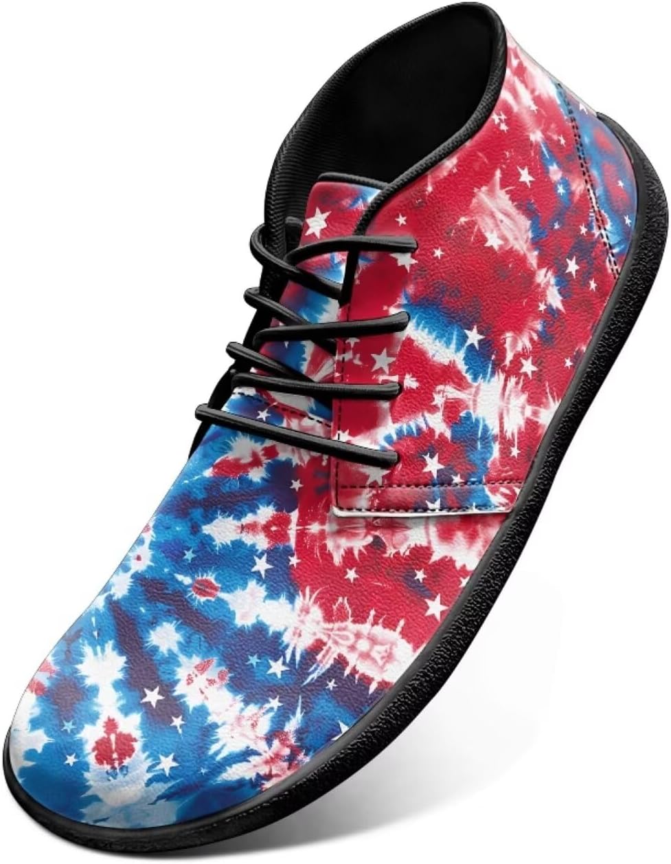 

Мужские кроссовки Flag Design Barefoot с нулевым перепадом высоты подошвы- идеально подходят для бега, спорта и повседневной носки Watdotory, Snowflake American Flag