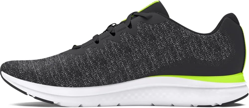 Мужские беговые кроссовки Under Armour UA Charged Impulse 3 Knit, 104 Anthracite Anthracite High Vis Yellow