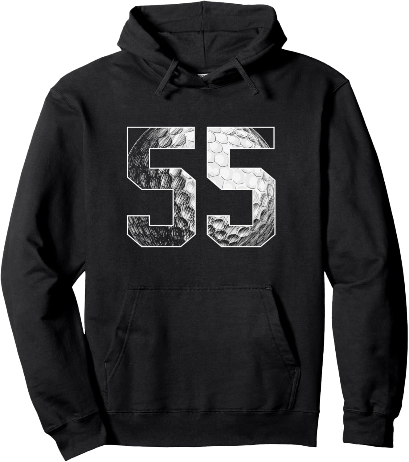 

Худи с надписью «55-летний мальчик, играющий в гольф» 55 Year Old Birthday Apparel Golf Boy B-Day, черный