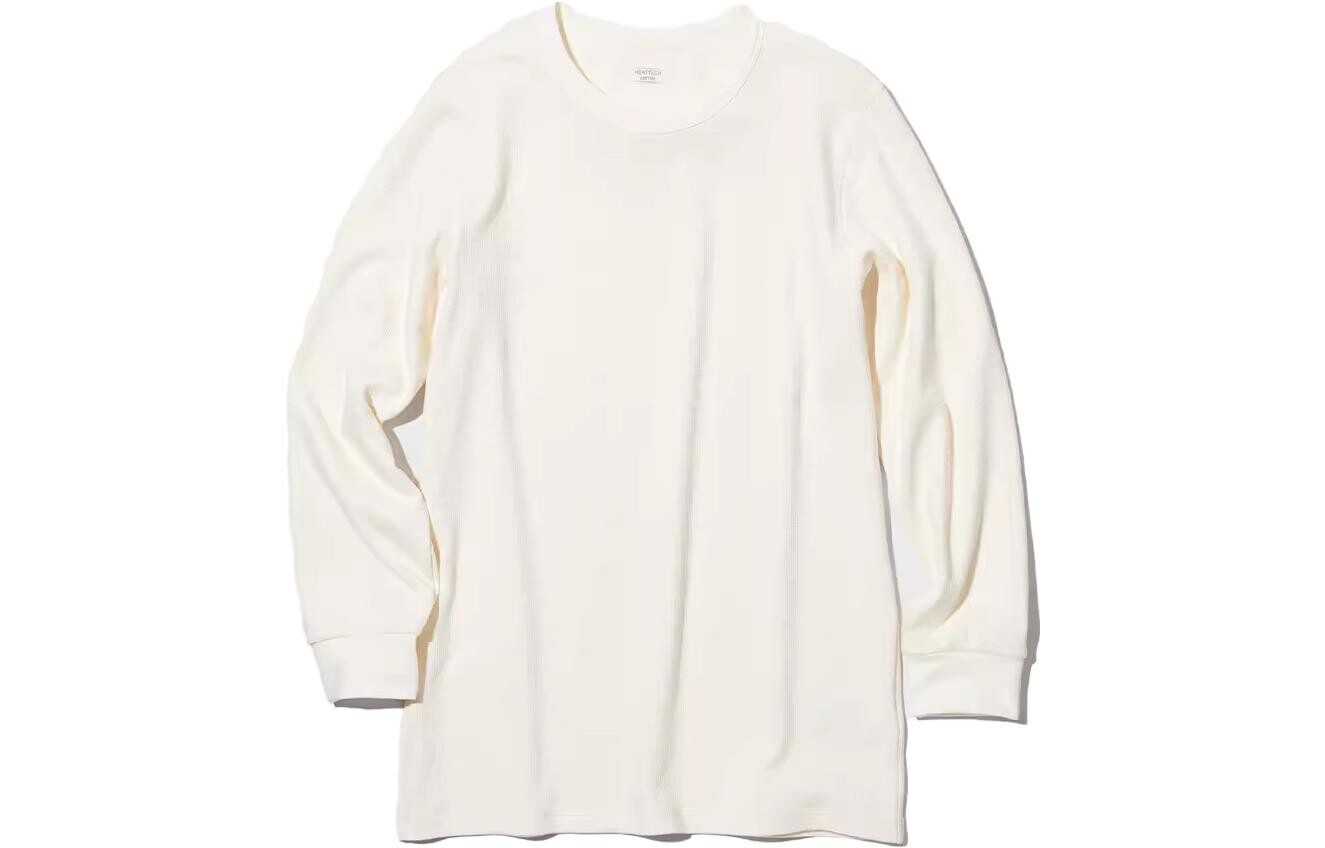 

Футболка мужская молочно-белая Uniqlo, слоновая кость
