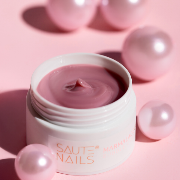 Гель для наращивания жевательной резинки, 30 г Saute Nails Marmalade gel, цвет bubble gum — фото 3