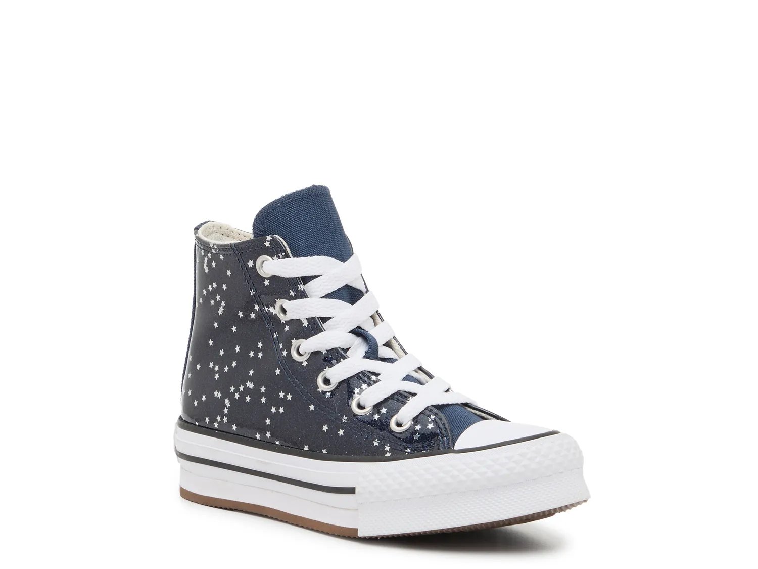 

Кроссовки Converse Chuck Taylor All Star Glitter High-Top Sneaker - Kids', темно-синий