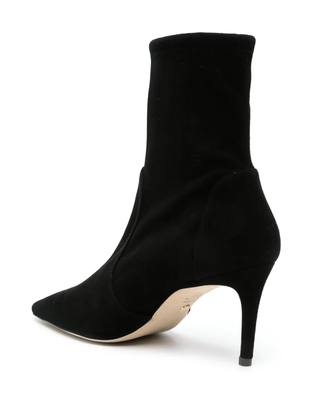Ботильоны на каблуке Stuart Weitzman, черный — фото 3