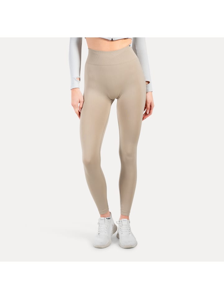 

Леггинсы Slayton Scrunch серо-коричневого цвета SMILODOX