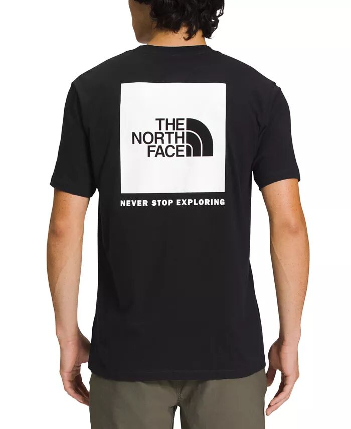 

Мужская футболка с круглым вырезом и короткими рукавами с логотипом Box The North Face, черный